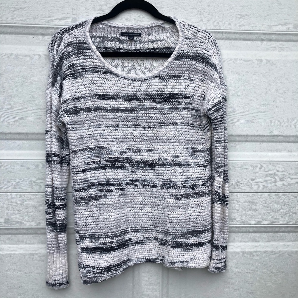 Blue and White sweater